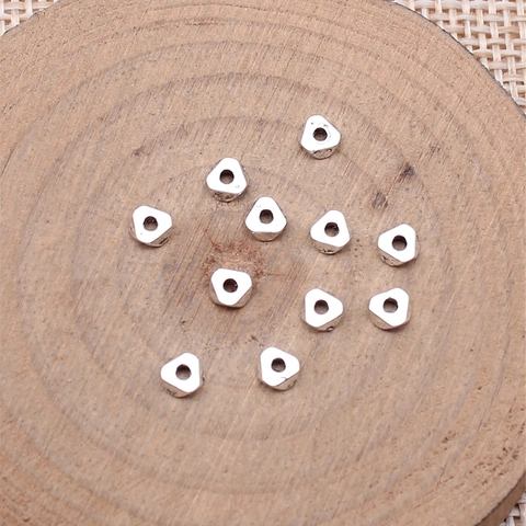 Vintage Zinc Alloy Geometric Spacer Beads For DIY Jewelry Making Electroplated Metallic Craft Beads For Bracelet Necklace