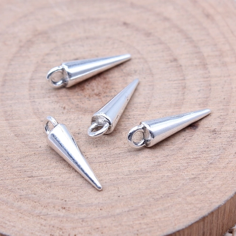 Alloy Cone Spike Pendants Vintage Punk DIY Jewelry Making Charms Findings Findings For Necklace Earring Accessory Unisex