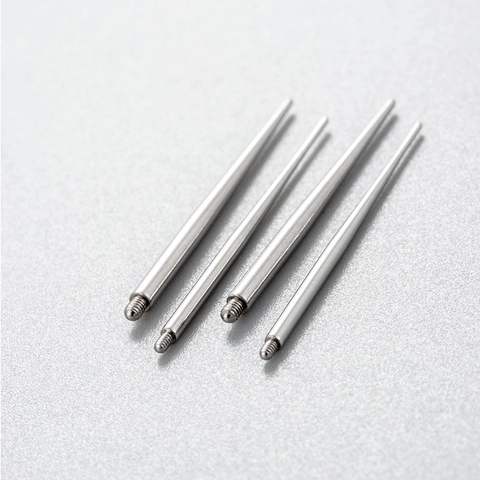 Body Piercing Insertion Pin Stainless Steel Externally Threaded Taper Guide Tool Accessory