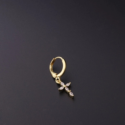 Unique Snake Heart Star Moon Dangle Earrings For Women Gold Silver Plated Copper Zirconia Hoop Earrings Fashion Jewelry Gift