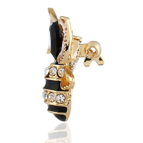 Spilla Vintage ad Ape in Oro per Donna Spilla in Lega con Strass e Smalto Design Animale Anti-Esposizione Gioielli di Moda Regalo