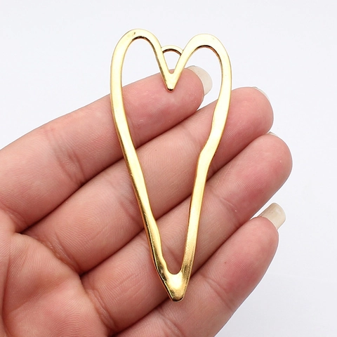 Vintage Zinklegierung Ausgehöhlt Herz Anhänger Für Schmuckherstellung Mehrfarbig Galvanisiert Offene Liebe Charms Handarbeit Basteln Zubehör