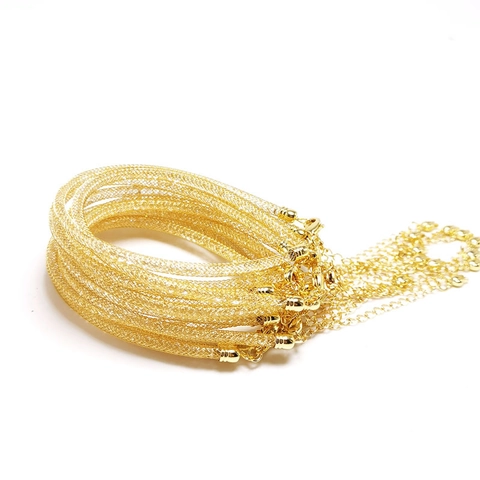 Western Mesh Tube Rhinestone Bracelet For Women Copper Gold Silver Plated Crystal Filled Bangle Elegant Adjustable Jewelry