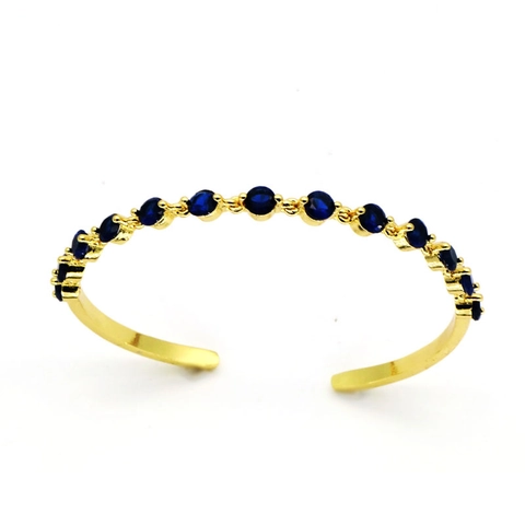 Luxus Kupfer Zirkonia Manschettenarmband Für Damen Vergoldet Offener Geometrischer Armreif Hochwertiger Mode Nischenschmuck