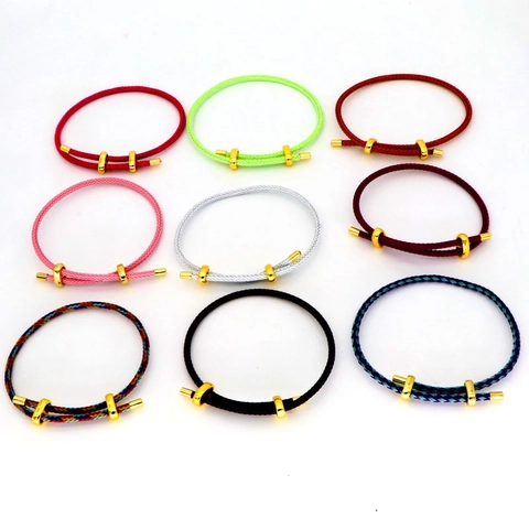 Verstellbares Edelstahl Geflochtene Kordel Armband Minimalistisch Wasserdichter Handschmuck Für Herren Damen Paare Artsy Geschenk