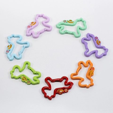 Alloy Colorful Horse Keychain Pendant DIY Jewelry Accessory With Gold Ingot And Coin For Bag Key Decoration Luck Charm