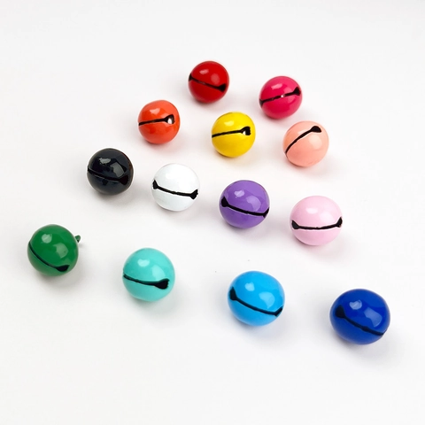 Colorful Metal Bell Charms Candy Color Lacquered Iron Mini Bells For DIY Keychain Jewelry Making Hanging Decorative Accessories
