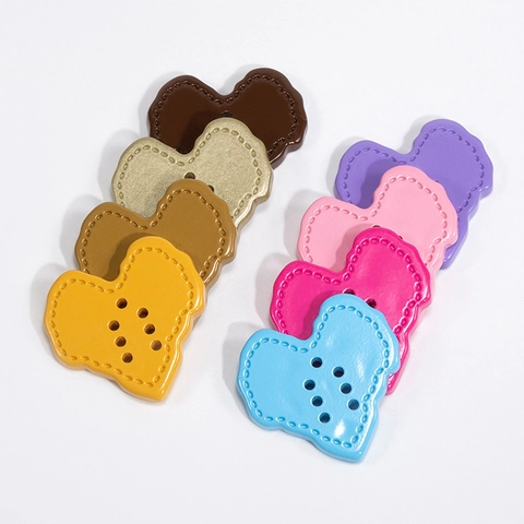 Bottoni in Acrilico a Forma di Cuore Motivo a Scacchiera Accessori Fai da Te per Creazione Gioielli Catena Telefono