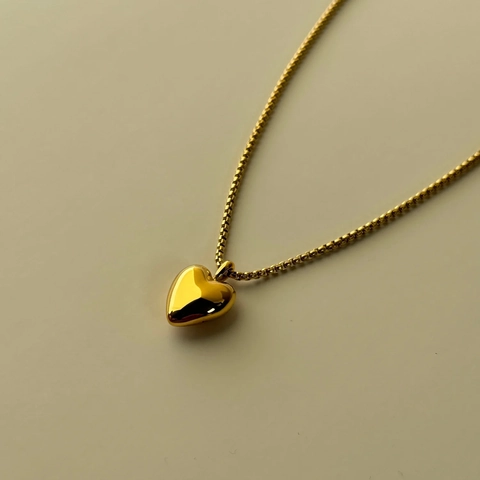 Edelstahl Herz Anhänger Halskette Mon Amour Mom Gravur Galvanisiert Gold Silber Plattiert Damen Schmuck