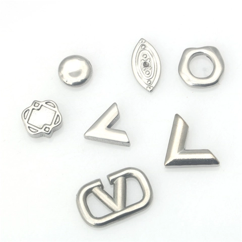 Stainless Steel Geometric DIY Jewelry Pendants Hollow Circle V Shape Charm For Necklace Bracelet Making Accessories Fashion Jewelry