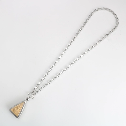Stainless Steel Box Chain Necklace For Men Women Silver Tone Thai Style Buddha Amulet Replacement Chain Accessory Jewelry