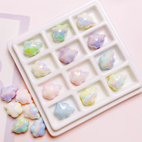 Aurora Acryl Wolk Geest Losse Kralen Kunstparelemoerglans Macaron Kleur DIY Sieradenaccessoires Voor Armband Ketting Telefoonketting