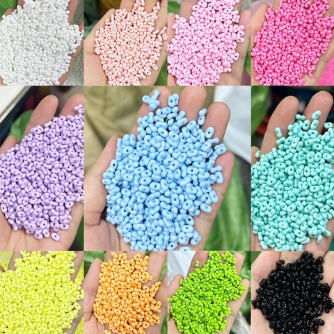 Colorful Peanut Shape Acrylic Resin Loose Beads For Jewelry Making DIY Handmade Bracelet Necklace Phone Chain Crafting Beads