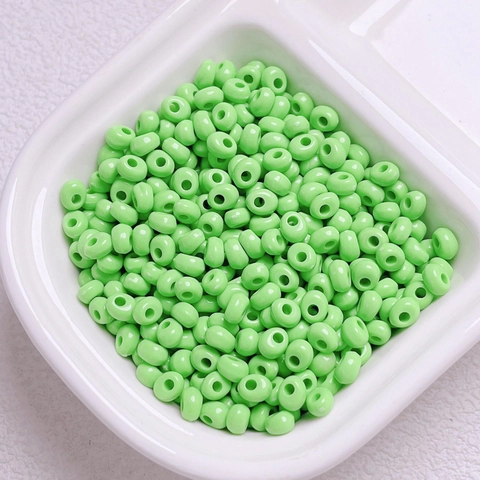 Glass Seed Beads Round Acrylic Spacer Beads Colorful DIY Jewelry Making Kits For Bracelet Necklace Phone Chain