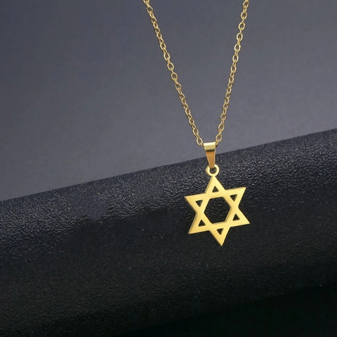 Copper Hexagram Star DIY Pendant Accessory 18K Gold Plated Star Of David Charm For Necklace Bracelet Making Jewelry