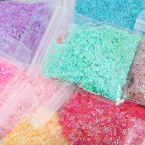 Holografische Hart Ster Bloem Nagelkunst Pailletten DIY Sieraden Accessoires Knutsel Glitter Voor Decoratie Sprankelende Laser Gemengde Vormen
