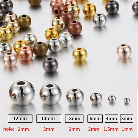 Ronde Metalen Gegalvaniseerde Kunststof Losse Kralen DIY Armband Ketting Tussenkralen Meerkleurig Sieraden Maken