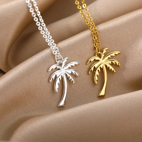 Collier Pendentif en Acier Inoxydable Coquille Étoile de Mer pour Femmes Accents de Perles Artificielles Bijoux de Mode de Plage