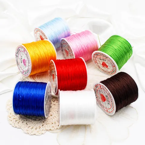 Elastisch Polyurethaan Kralenkoord Voor DIY Sieraden Maken Sterke Rekbare Kristallen Draadspoel Voor Armband Kralen Accessoires