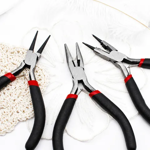 Σετ Εργαλείων Κατασκευής Κοσμημάτων DIY Πένσες Ακριβείας Γρήγορη Κόλλα Κουτί Αποθήκευσης Δέκα Θέσεων Αξεσουάρ Χειροτεχνίας Εξοπλισμός