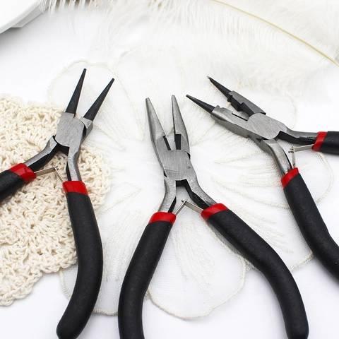 DIY Jewelry Making Tools Set Precision Pliers Fast Dry Glue Ten Grid Storage Box Manual Handcraft Accessories Equipment Tool Kit