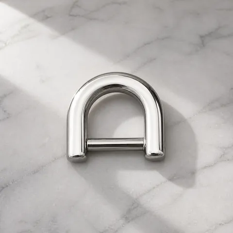 Edelstahl D-Ring Schnalle Hufeisenschnalle Mit Abnehmbarer Schraubstange Poliertes Metall Taschenzubehör Verbindungsklammer Hardware