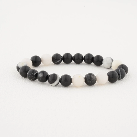 Natural Stone Round Beaded Bracelet For Men Women Elastic Stretch Healing Crystal Yoga Fashion Jewelry Hand Chain
