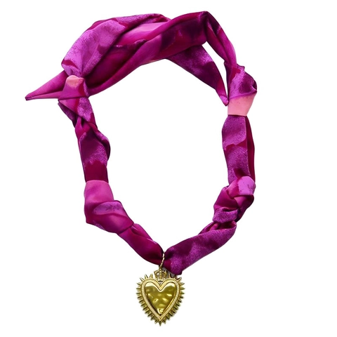 Leopard Print Satin Scarf Necklace With Agate Stone Pendant Boho Gold Plated Alloy Choker For Women Fashion Jewelry Gift