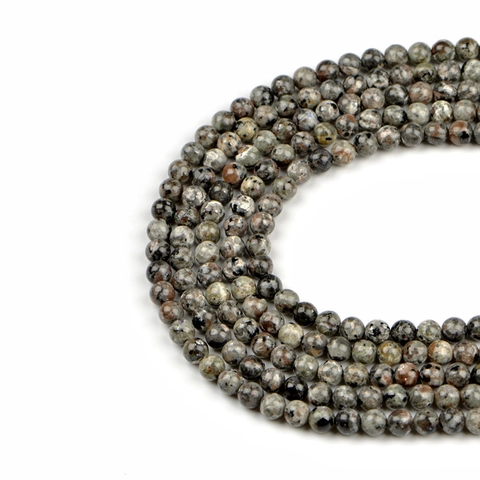 Perline Sciolte Tonde in Pietra di Fiamma Naturale Lucidate in Pietra Minerale per Accessori per Gioielli Fai da Te