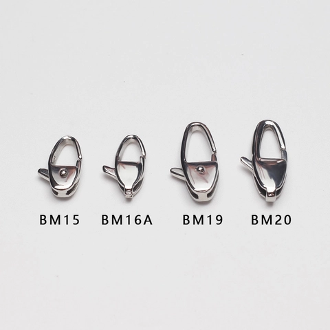 Cierre de Langosta de Acero Inoxidable 316 Conector de Joyería Pulido Accesorios DIY Para Hacer Collares Bolsos Estilo Minimalista