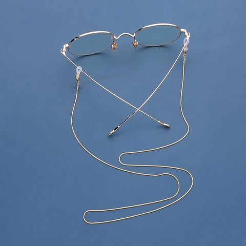 Metal Snake Chain Glasses Chain For Women Anti-Lost Mask Lanyard Holder Eyewear Strap Necklace Glasses Accessory