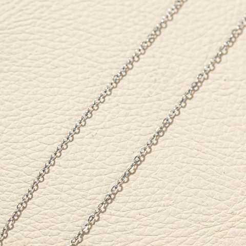 Women Stainless Steel Cable Lip Bead Chain Necklace Gold Silver Electroplated DIY Fashion Jewelry Accessory Adjustable