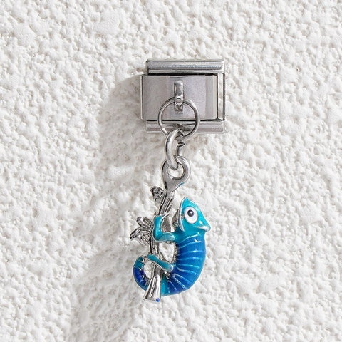 Roestvrijstalen Italiaanse Charm Links Strass Emaille Dier Hart Sport Patronen DIY Modulaire Armband Sieraden Accessoires