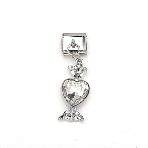Roestvrij Staal Italiaanse Charm Armband Schakel Hart Engel Vleugels Dier Hanger DIY Modulaire Sieraden Accessoires Voor Dames Heren
