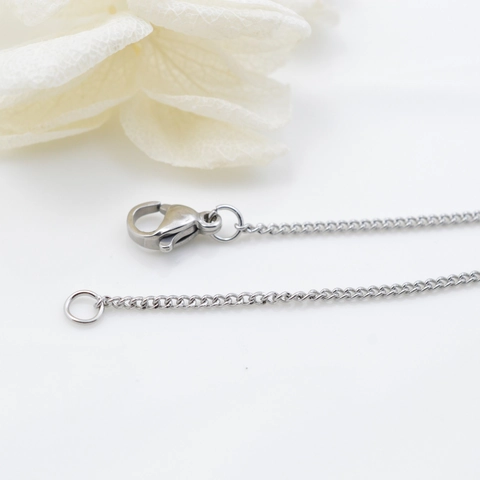 DIY Stainless Steel Link Chain For Jewelry Making Necklace Bracelet Parts Durable Lobster Clasp Polished Steel Color Jewelry Findings