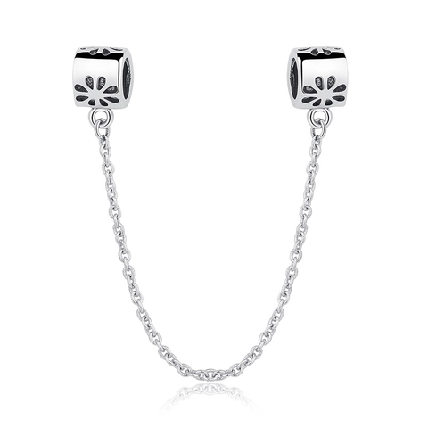 Kupfer Versilbert Herz Stern Sicherheitskette Anhänger Für Armband Herstellung Zirkonia DIY Schmuckzubehör Für Damen