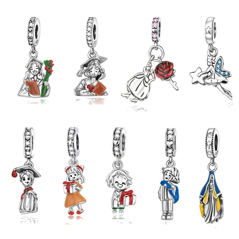 S925 Sterling Silver Plated Copper Graduation Enamel Charms Figure Pendants For DIY Bracelet Necklace Jewelry Making Figure Charm
