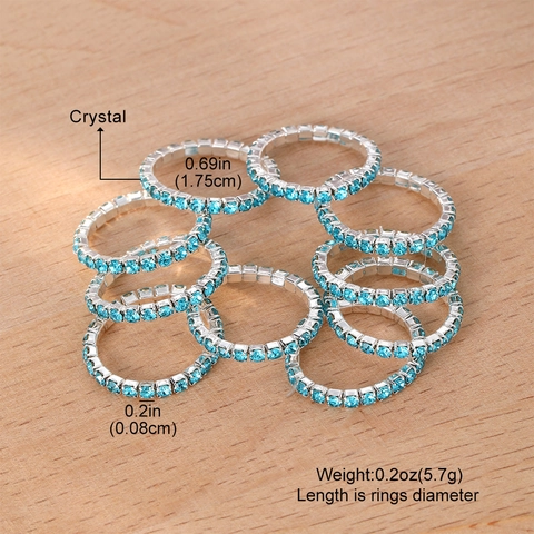 Anillos de Aleación de Moda para el Dedo del Pie con Strass Anillos de Dedo de Articulación Abiertos Geométricos para Mujer Joyería de Vacaciones en la Playa de Verano Regalo