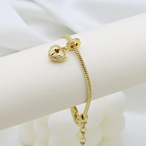 18K Gold Plated Copper Zirconia Travel Charms Heart Airplane Earth Enamel Pendant For DIY Bracelet Necklace Jewelry Making Women