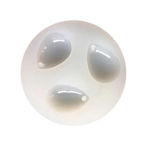 Water Drop Shaped Silicone Mold For Resin Epoxy DIY Jewelry Making Pendant Earring Craft Tool Translucent Silicone Resin Mold