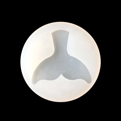 DIY Mermaid Fish Tail Silicone Mold For Epoxy Resin Jewelry Pendants Fondant Cake Decoration Semi Transparent Baking Tools