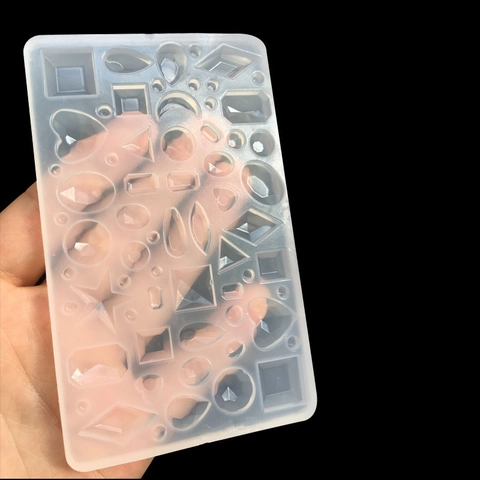 Mehrzweck Silikonform Für DIY Kristall Epoxidharz Schmuckherstellung Wassertropfen Herz Geometrische Form Kuchen Backwerkzeug