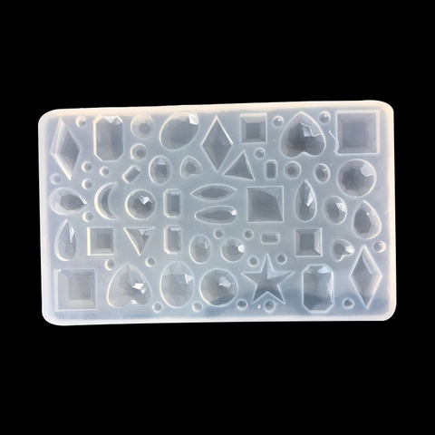 Mehrzweck Silikonform Für DIY Kristall Epoxidharz Schmuckherstellung Wassertropfen Herz Geometrische Form Kuchen Backwerkzeug