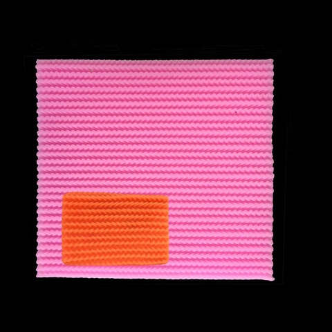 Kabelbreisel Textuur Siliconen Fondant Vorm Voor Taart Decoratie Sugarcraft Chocolade Reliëf Bakken Gereedschap Keuken Accessoires