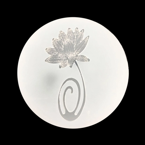 Rund Lotusblume Silikonform Für DIY Harz Schmuckherstellung Tortendekoration Fondant Ton Gebäck Handwerk Backform