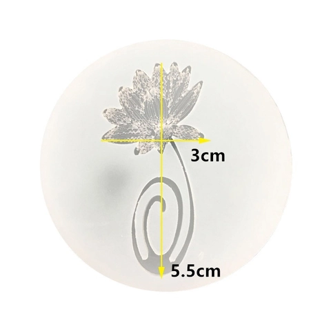 Rund Lotusblume Silikonform Für DIY Harz Schmuckherstellung Tortendekoration Fondant Ton Gebäck Handwerk Backform
