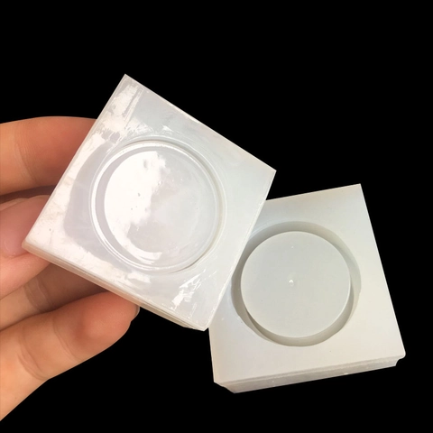 Quadratische Silikonharzform Für DIY Runde Aufbewahrungsbox Gussform Kuchen Fondant Schokolade Handgemachtes Handwerk Schmuckwerkzeuge