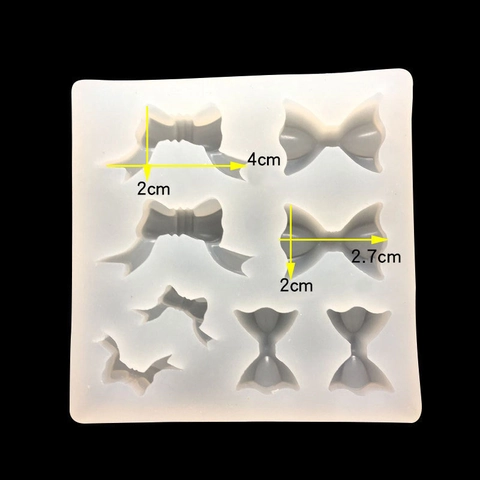 3D Schleife Band Silikonform Für DIY Schmuck Harzguss Fondant Kuchendekoration Backform Küchenhelfer Zubehör