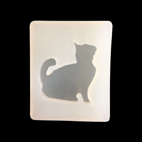 Stampo in Silicone a Forma di Gatto per Ciondolo per Gioielli in Resina Epossidica di Cristallo Fai-da-te Stampo Riutilizzabile