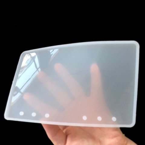 A5 A6 A7 Notitieboek Cover Siliconen Vorm 6 Gaten DIY Hars Gietvormen Voor Losbladig Dagboek Knutselgereedschap